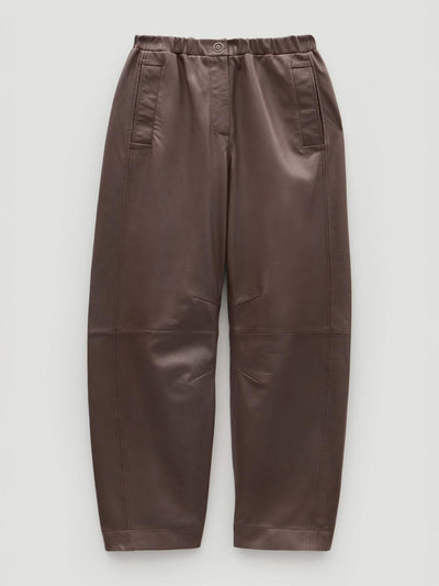 Hush Wide leg leather trousers at Collagerie