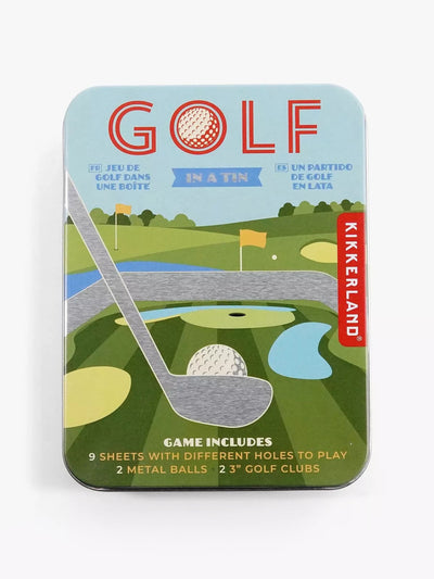 Kikkerland Golf in a Tin game at Collagerie