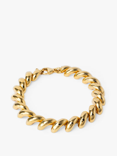 Larnauti San Marco curved spiral bracelet at Collagerie