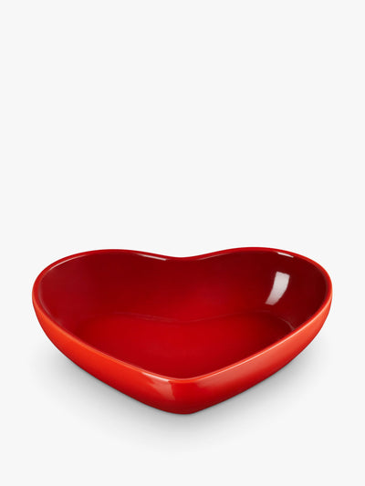 Le Creuset Le Creuset stoneware heart serving bowl at Collagerie