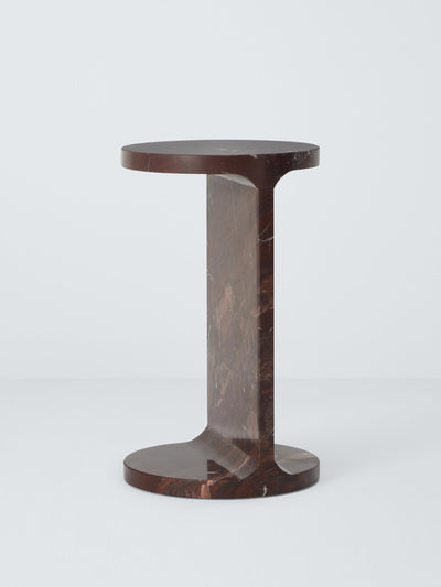 John Lewis & Partners Libby marble side table in red at Collagerie