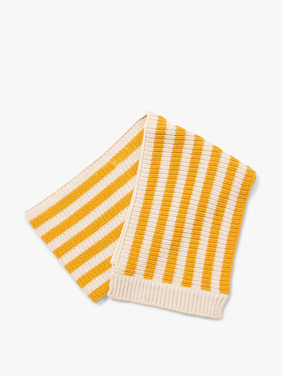 Little Green Radicals Kids' striped knitted scarf at Collagerie