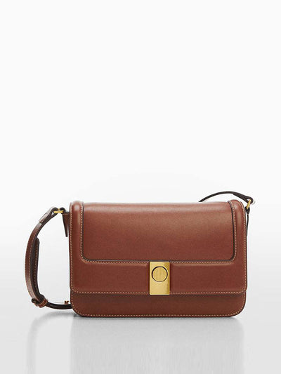 Mango Faux leather crossbody bag at Collagerie