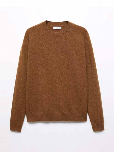 Mango Bahia cashmere round neck jumper at Collagerie