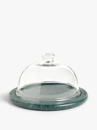 John Lewis & Partners Green marble & glass cheese dome at Collagerie