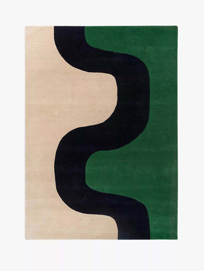 Marimekko Seireeni pure wool rug at Collagerie
