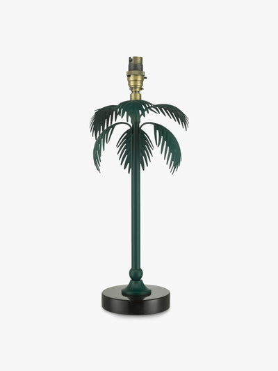 Matthew Williamson Green palm metal/marble lamp base at Collagerie