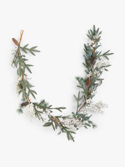 John Lewis & Partners Pine and Mistletoe garland at Collagerie