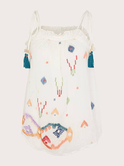 Monsoon Embroidered camisole top at Collagerie