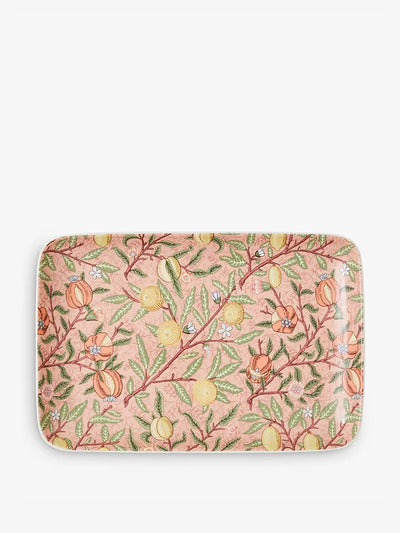 Morris & Co Fruit print sandwich tray at Collagerie