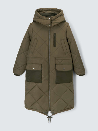 AND/OR Quilted parka at Collagerie