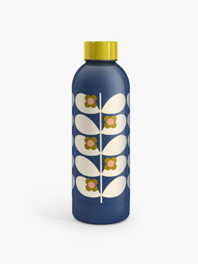 Orla Kiely Wild Rose stainless steel waterbottle at Collagerie