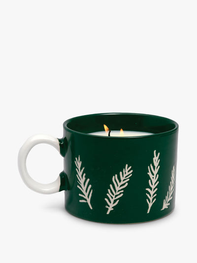 Paddywax Cypress and fir mug scented candle at Collagerie