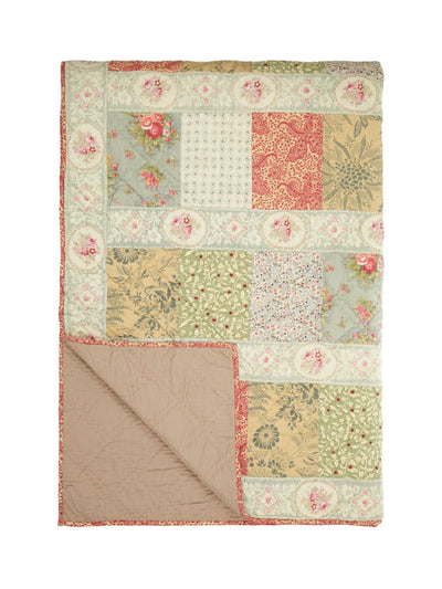 John Lewis & Partners Patchwork floral bedspread at Collagerie