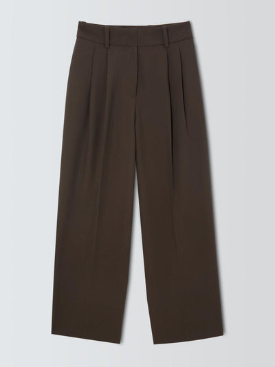 John Lewis & Partners Pleat wide leg trousers at Collagerie