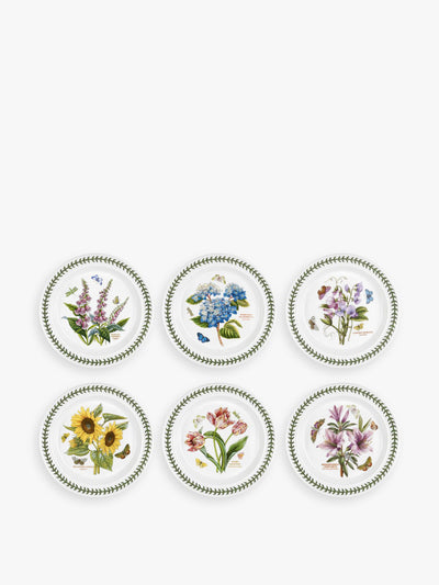 Portmeirion Botanic Garden flower dinner plates (set of 6) at Collagerie