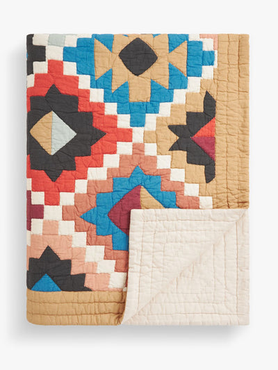 John Lewis & Partners Puebla quilted bedspread at Collagerie