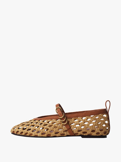 Rag & Bone Spire woven Mary Jane flats at Collagerie