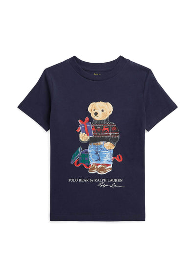 Ralph Lauren Kids' polo bear holiday short sleeve t-shirt at Collagerie