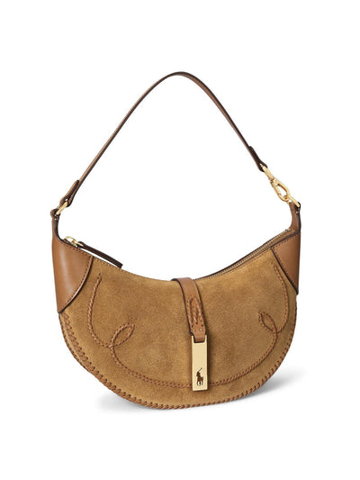 Ralph Lauren Polo Ralph Lauren Polo ID suede western mini shoulder bag at Collagerie