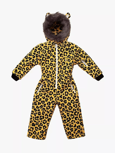 Roarsome Kids' dash leopard waterproof snowsuit at Collagerie