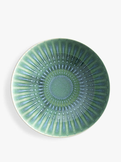 Royal Botanic Gardens Kew Green stoneware salad bowl at Collagerie