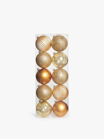 John Lewis Royal fairytale shatterproof baubles (set of 10) at Collagerie