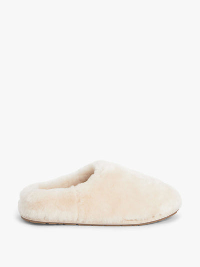 John Lewis & Partners Shearling mule slippers at Collagerie