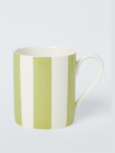 John Lewis & Partners Striped fine china mugs (set of 4) at Collagerie