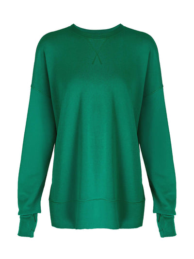 Sweaty Betty Peaceful green after class long sweatshirt at Collagerie