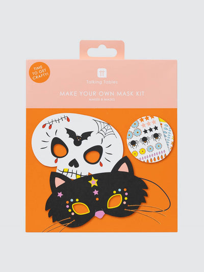 Talking Tables Halloween mask kit (set of 8) at Collagerie