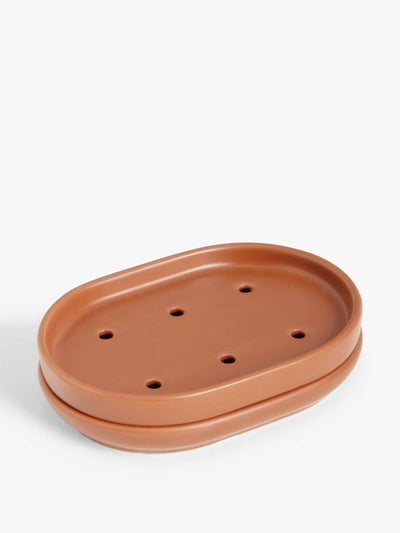 John Lewis & Partners Terracotta soap dish at Collagerie