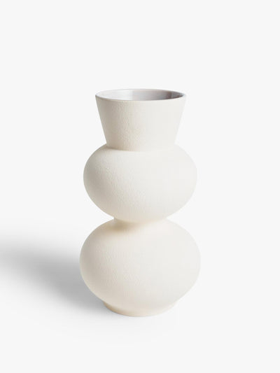 John Lewis & Partners Totem earthenware vase at Collagerie