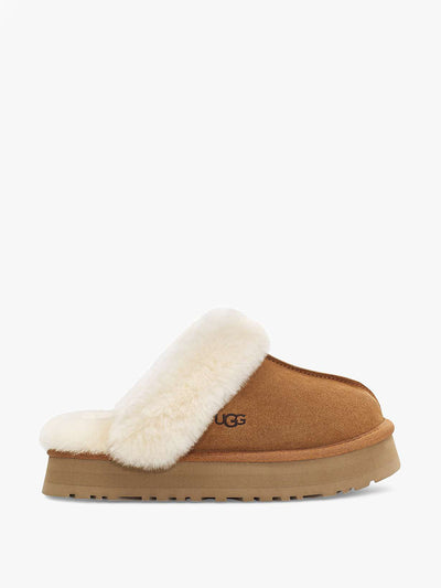 Ugg Scuffette sheepskin and suede slippers at Collagerie