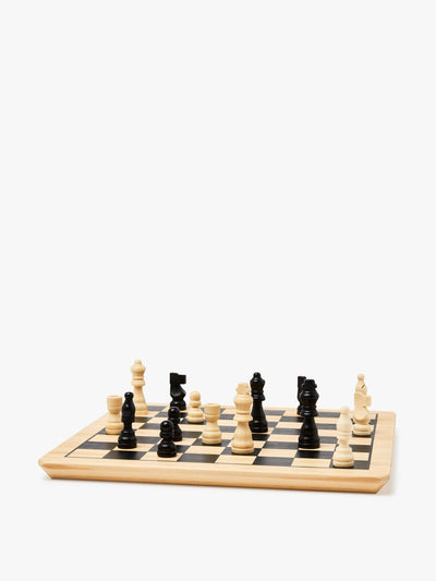 John Lewis & Partners Wooden chess & draughts game at Collagerie