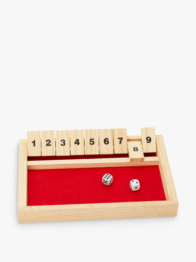 John Lewis & Partners Wooden Shut The Box game at Collagerie