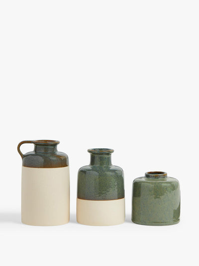 John Lewis & Partners Boxed ceramic bud vases (set of 3) at Collagerie