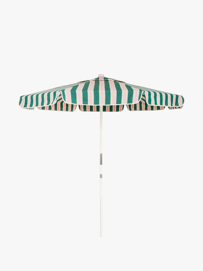 Business & Pleasure Co. Striped market parasol at Collagerie