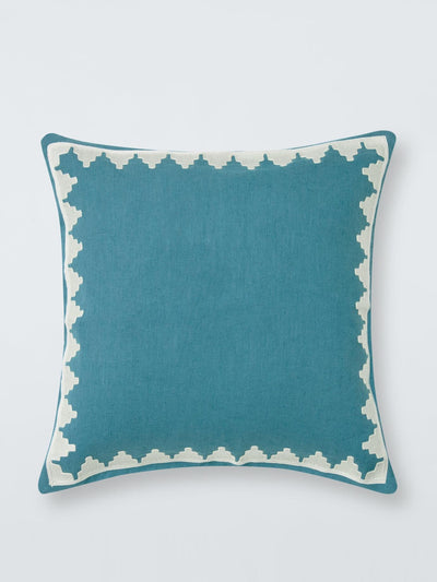 John Lewis & Partners Chevron border cushion at Collagerie