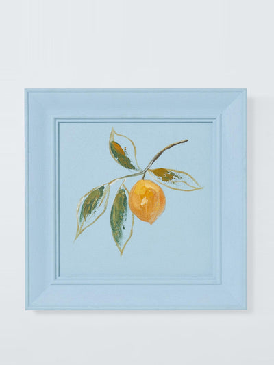 John Lewis & Partners Kitchen Art 'Lemon' hand painted wall art at Collagerie