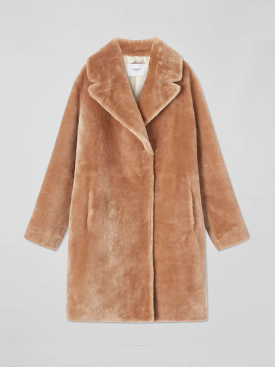 Lk Bennett Armelia sheepskin coat at Collagerie