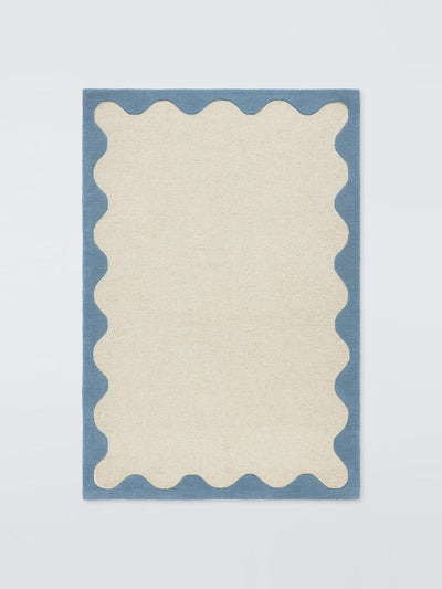 John Lewis & Partners Pure wool scallop rug at Collagerie
