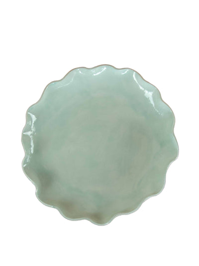 Joanna Ling Ceramics Frilly Edged Porcelain Platter at Collagerie