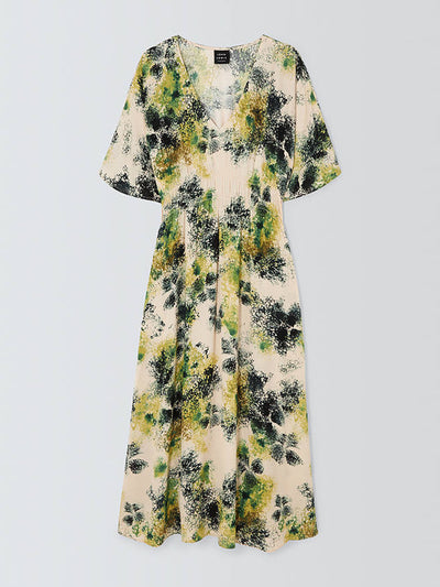 John Lewis & Partners Abstract petal floral dress at Collagerie