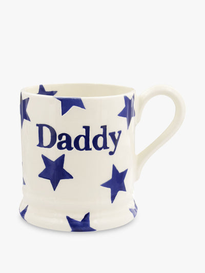 Emma Bridgewater Blue star 'Daddy' half pint mug at Collagerie