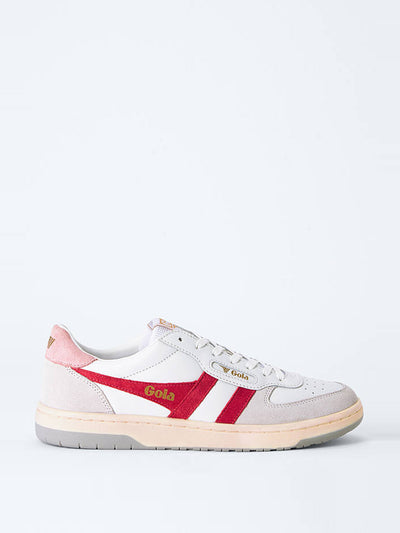 John Lewis & Partners Gola Hawk leather low top trainers at Collagerie