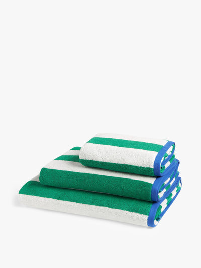 John Lewis & Partners Stripe towels at Collagerie