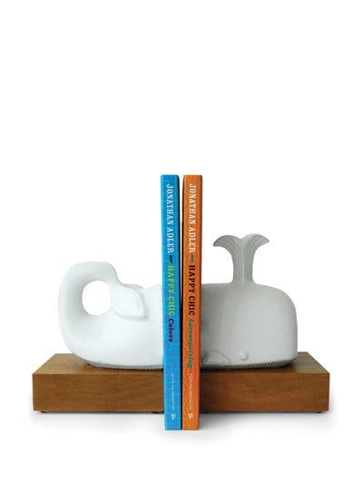 Jonathan Adler Menagerie whale bookends at Collagerie