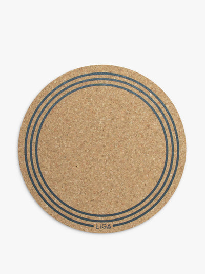 Liga Cork printed round placemats (set of 6) at Collagerie