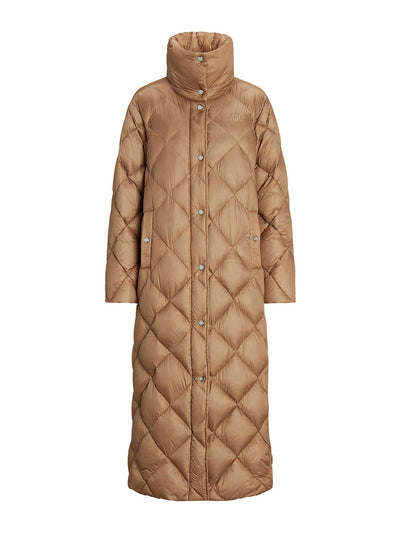 Ralph Lauren Maxi coat in classic camel at Collagerie